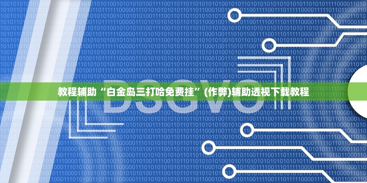 教程辅助“白金岛三打哈免费挂”(作弊)辅助透视下载教程